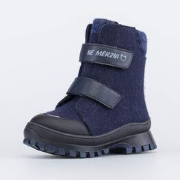 557006-42 Валенки на липучках для мальчика для мальчики темно-синий