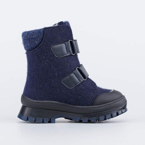 557006-42 Валенки на липучках для мальчика для мальчики темно-синий фото №2