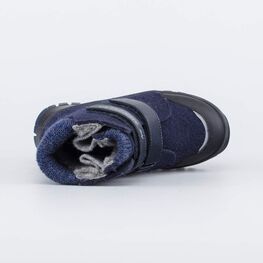 557006-42 Валенки на липучках для мальчика для мальчики темно-синий фото №4