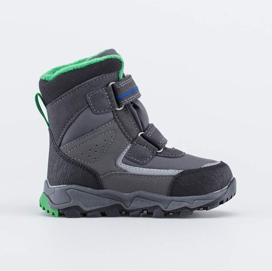 254806-41 Мембранные ботинки SoftShell для мальчики сер-зел фото №2
