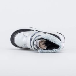 252183-51 Детские зимние ботинки для девочки для девочки серебристый фото №4