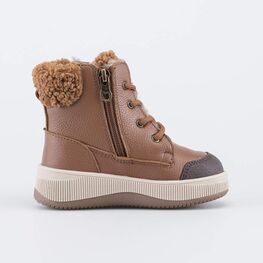 152394-52 Зимние ботинки для мальчика для мальчики коричнев. фото №2