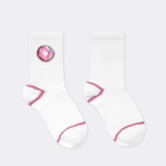 07842611-40 Носки детские хлопковые белые для девочки белый фото №2