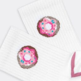 07842611-40 Носки детские хлопковые белые для девочки белый фото №3