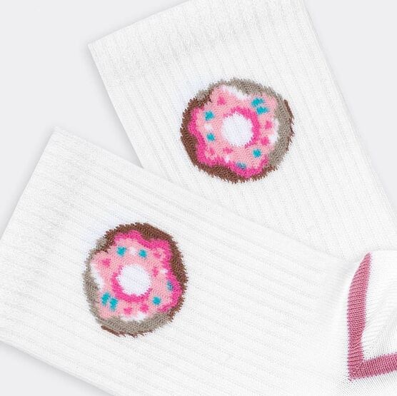 07842611-40 Носки детские хлопковые белые для девочки белый фото №3