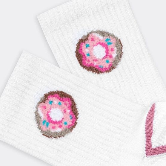 07842612-40 Носки детские хлопковые белые для девочки белый фото №3