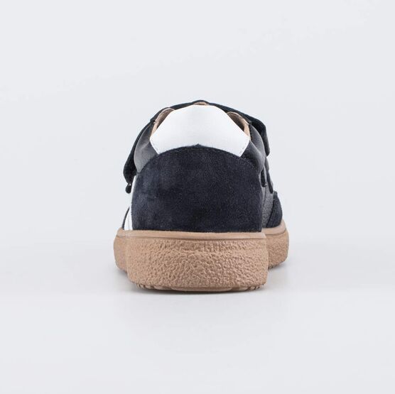 732422-22 Черные кожаные полуботинки-кеды для мальчики черный фото №5