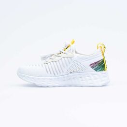 644303-12 Кроссовки для девочки бел-жел фото №2