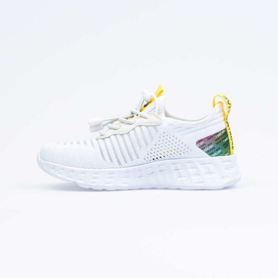 644303-12 Кроссовки для девочки бел-жел фото №2