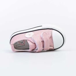 131167-11 Блестящие розовые кеды для девочки для девочки розовый фото №4