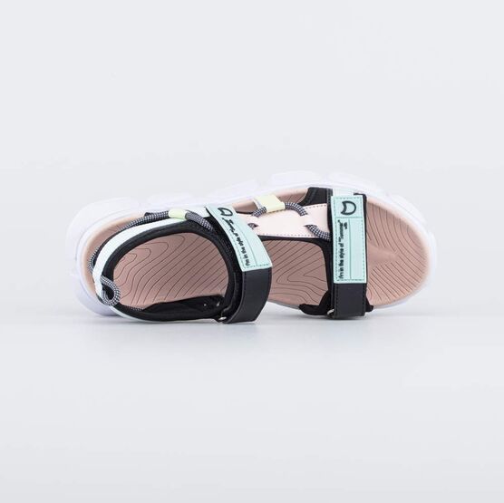 524077-15 Пляжные сандалии на липучках для девочки для девочки разноцветный фото №4