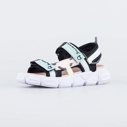 524077-15 Пляжные сандалии на липучках для девочки для девочки разноцветный