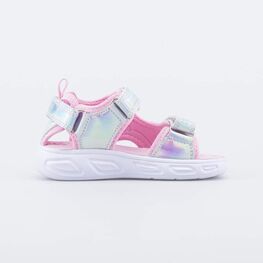 124032-11 Пляжные сандалии с подсветкой Крылья для девочки розовый фото №2