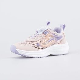 644501-11 Кроссовки-буст с системой быстрой шнуровки для девочки розовый + сиреневый