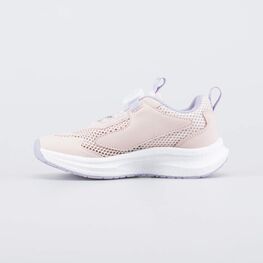 644501-11 Кроссовки-буст с системой быстрой шнуровки для девочки розовый + сиреневый фото №2