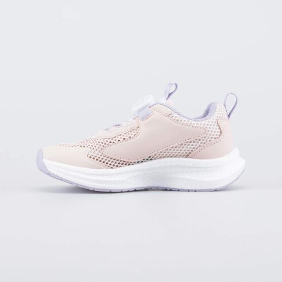 644501-11 Кроссовки-буст с системой быстрой шнуровки для девочки розовый + сиреневый фото №2