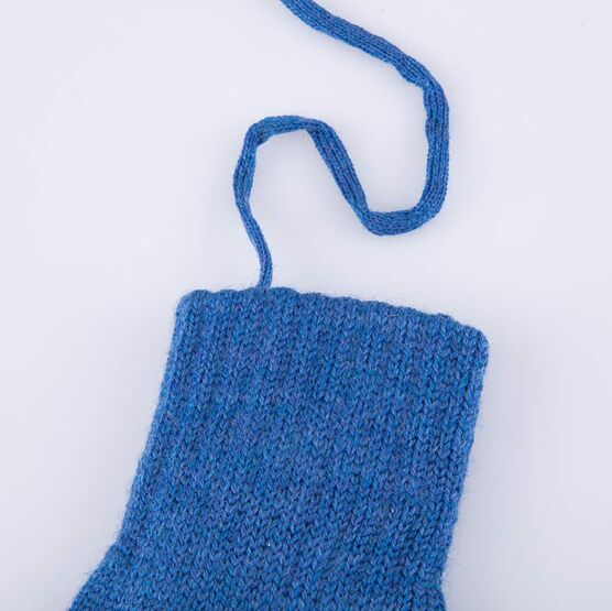 07721214-41 Перчатки из шерсти мериноса синий для мальчики синий фото №2