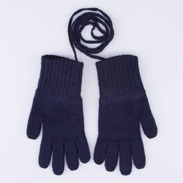 07721216-41 Перчатки из шерсти мериноса темно-синий для мальчики темно-синий