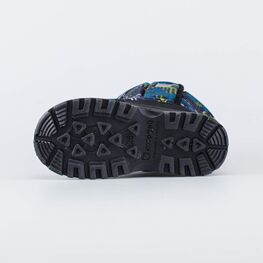 464050-48 Сапожки-дутики для мальчика на липучке для мальчики черный фото №3