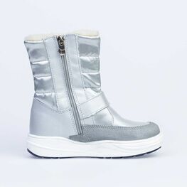 564105-44 Зимние сапожки с мехом для девочки серебристый фото №2