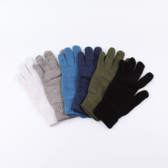 07722132-40 Перчатки детские двухслойные синие для мальчики синий