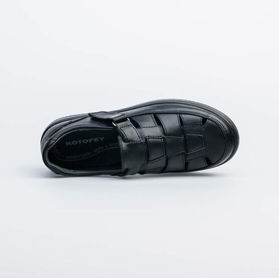 732165-22 Полуботинки для мальчики черный фото №4