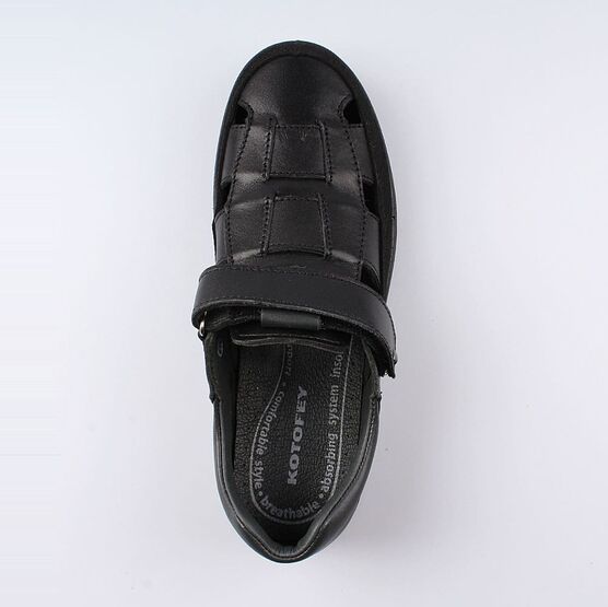 732198-24 Кожаные туфли для мальчика-подростка для мальчики черный фото №4