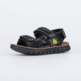 722036-71 Сандалии из натурального нубука для мальчики черный