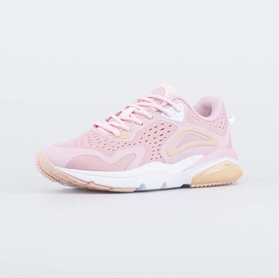 744198-11 Кроссовки для девочки на шнурках для девочки розовый