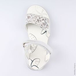 522125-23 Босоножки для девочки серебрист. фото №3