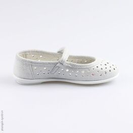 432141-26 Туфли для девочки серебрист. фото №2