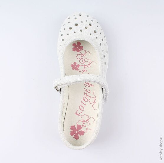 432141-26 Туфли для девочки серебрист. фото №4