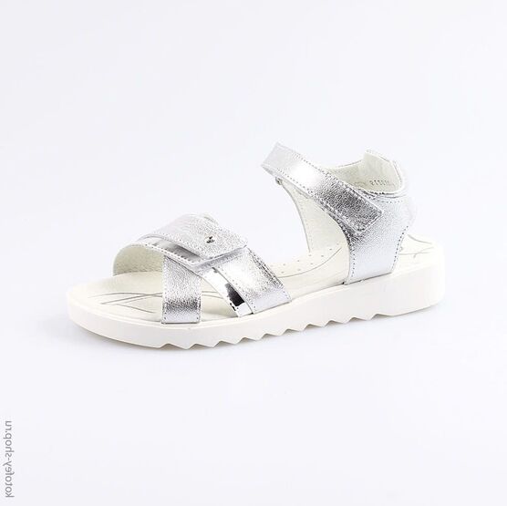 722020-22 Босоножки для девочки серебрист.