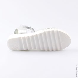 722020-22 Босоножки для девочки серебрист. фото №3