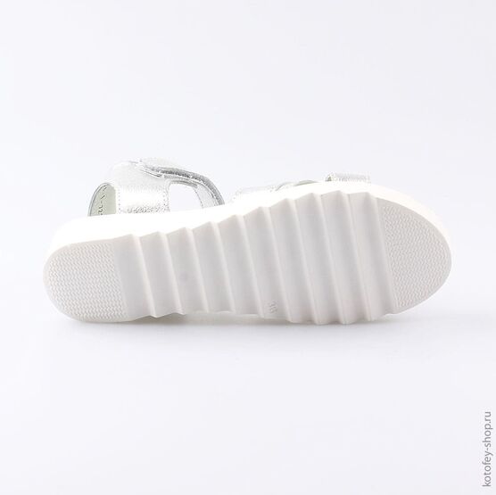 722020-22 Босоножки для девочки серебрист. фото №3