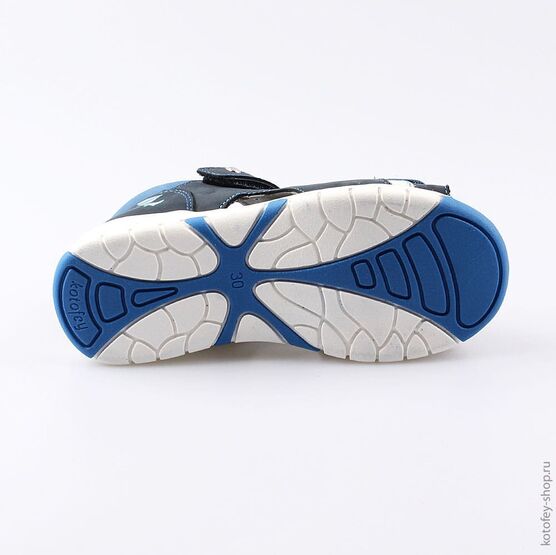 522136-21 Сандалии для мальчики син-бел фото №3