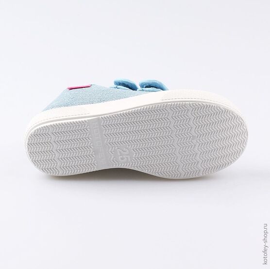 331123-11 Кеды для девочки голубой фото №3