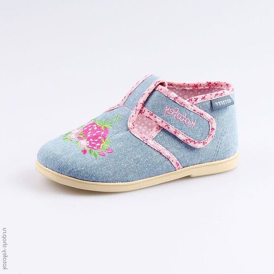 231138-71 Текстильная обувь для девочки гол-роз