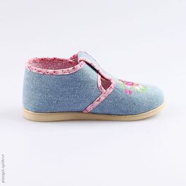 231138-71 Текстильная обувь для девочки гол-роз фото №2