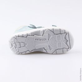 122088-25 Босоножки для девочки голубой фото №3