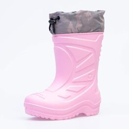 665005-11 Сапожки из ЭВА утепленные розовый для девочки розовый