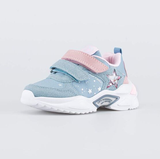 344382-71 Кроссовки для девочки гол-роз