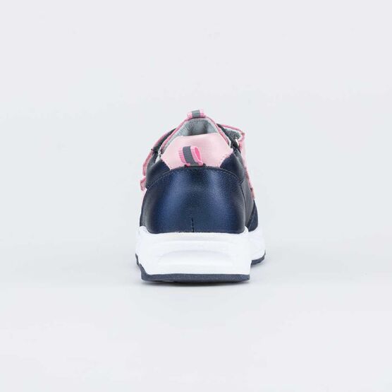 332145-21 Полуботинки на липучках для девочки синий фото №5