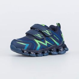 344374-72 Кроссовки с LED-подсветкой на подошве для мальчики синий