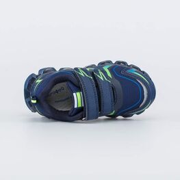 344374-72 Кроссовки с LED-подсветкой на подошве для мальчики синий фото №4