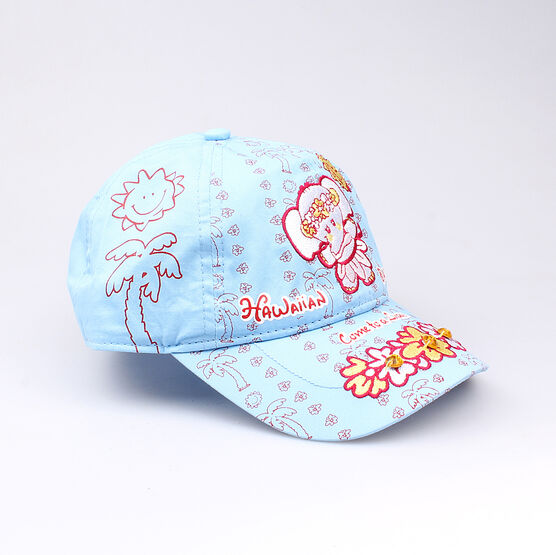 07811037-00 Бейсболка голубая для девочки голубой