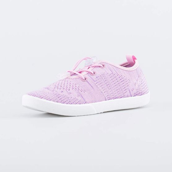 531239-14 Кеды из вязаного текстиля для девочки сиреневый для девочки сиреневый