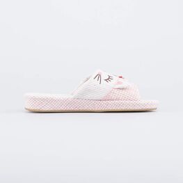 731161-12 Домашние детские тапочки Милая кошечка для девочки розовый фото №2