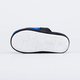 731167-12 Домашние тапочки Футбольный мяч синий для мальчики чер-син фото №3