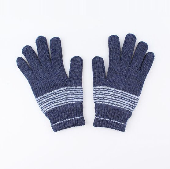 07022133-40 Перчатки детские двухслойные синие для универсальные разноцветный фото №2